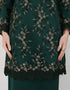 BAJU KURUNG PAHANG MODEN AMBERLEE (EMERALD GREEN)